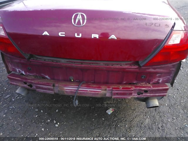 19UYA42611A010350 - 2001 ACURA 3.2CL TYPE-S RED photo 6