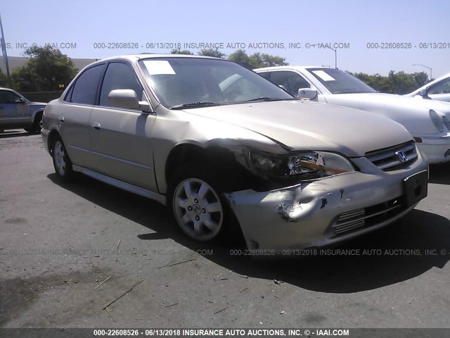 1HGCG66802A063610 - 2002 HONDA ACCORD EX/SE GOLD photo 1