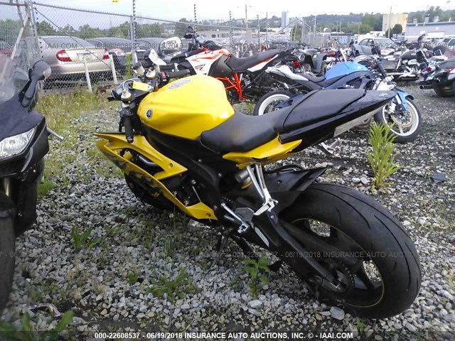 JYARJ16E88A005381 - 2008 YAMAHA YZFR6 YELLOW photo 3