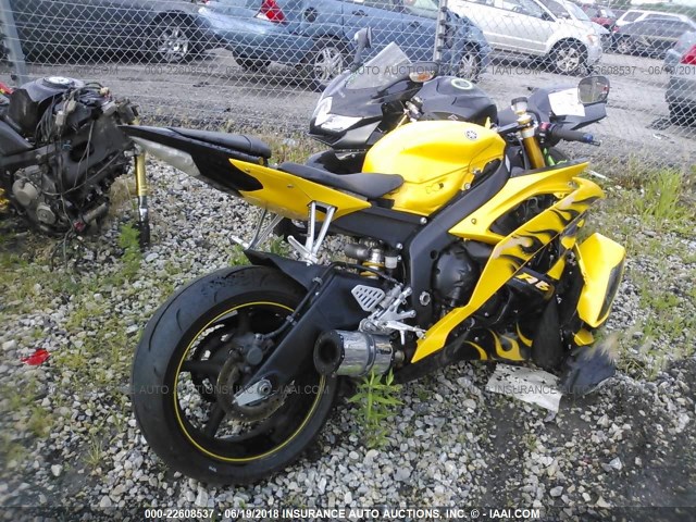 JYARJ16E88A005381 - 2008 YAMAHA YZFR6 YELLOW photo 4