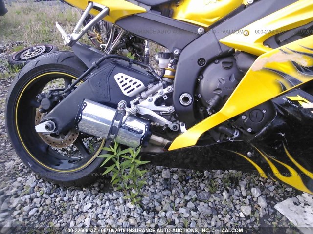 JYARJ16E88A005381 - 2008 YAMAHA YZFR6 YELLOW photo 8