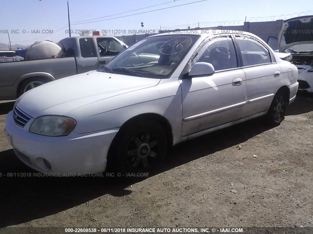 KNAFB121035289675 - 2003 KIA SPECTRA LS Ağ foto 2
