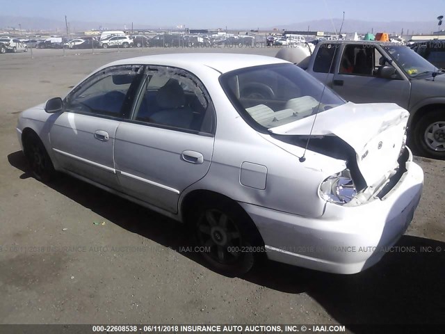KNAFB121035289675 - 2003 KIA SPECTRA LS Ağ foto 3