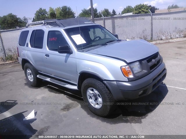 5N1ED28Y4YC535791 - 2000 NISSAN XTERRA XE/SE SILVER photo 1