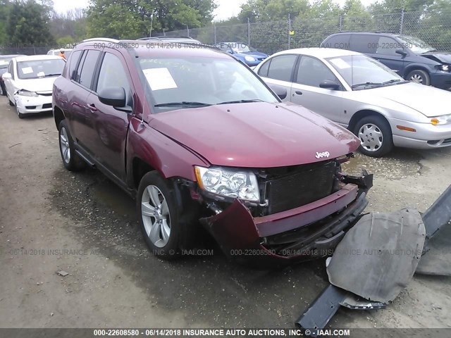 1J4NT1FA1BD219977 - 2011 JEEP COMPASS SPORT RED photo 1