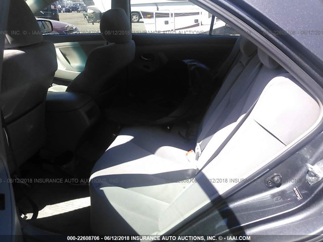 4T1BE46K19U401472 - 2009 TOYOTA CAMRY SE/LE/XLE GRAY photo 8