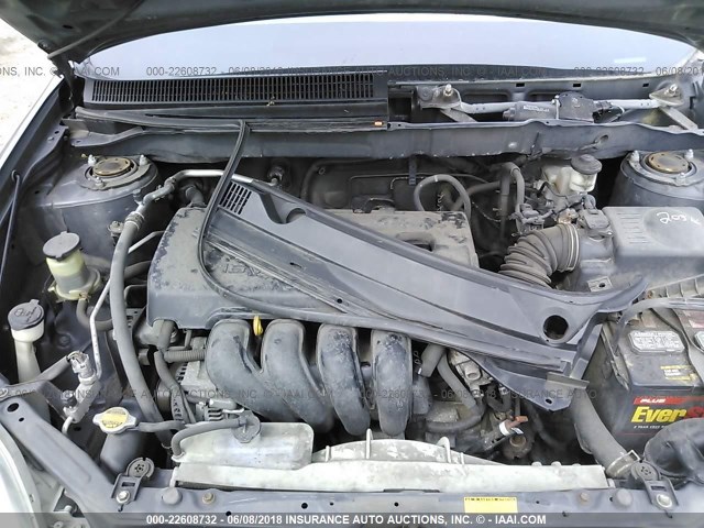 2T1KR32E77C660156 - 2007 TOYOTA COROLLA MATRIX XR GRAY photo 10