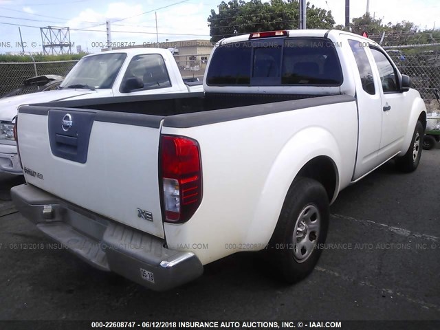 1N6BD06TX5C440325 - 2005 NISSAN FRONTIER KING CAB XE WHITE photo 4