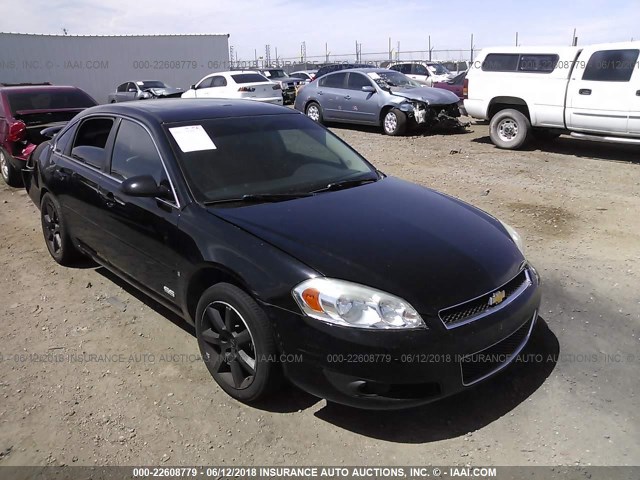 2G1WD58C069101413 - 2006 CHEVROLET IMPALA SUPER SPORT BLACK photo 1