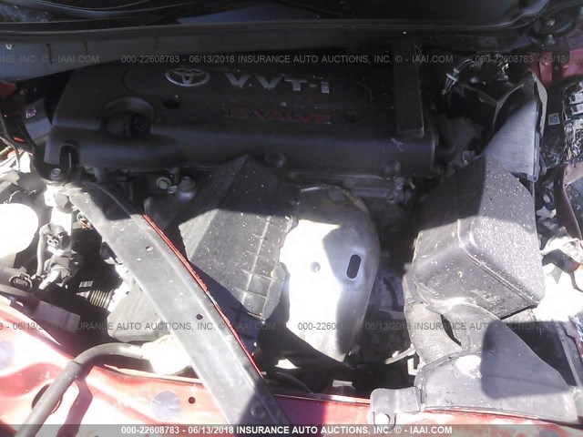4T4BE46K49R050174 - 2009 TOYOTA CAMRY SE/LE/XLE RED photo 10