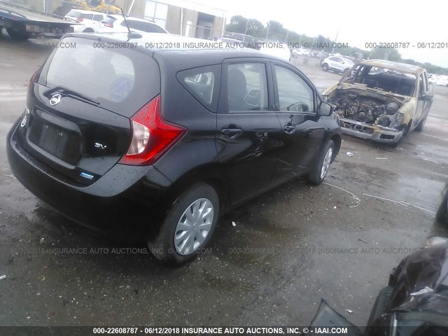 3N1CE2CP0GL357066 - 2016 NISSAN VERSA NOTE S/S PLUS/SV/SL/SR BLACK photo 4