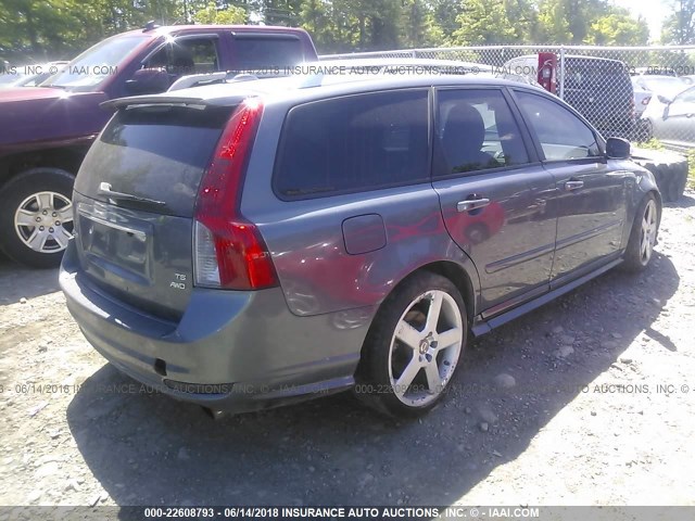 YV1672MJ2A2573423 - 2010 VOLVO V50 T5 GRAY photo 4