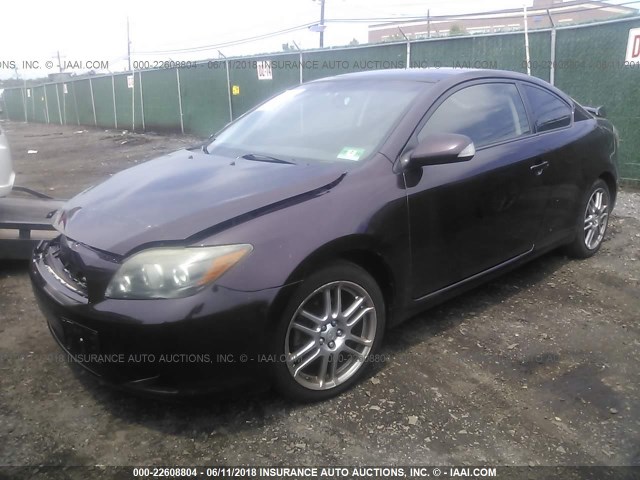 JTKDE167280266847 - 2008 TOYOTA SCION TC 栗色 照片 2
