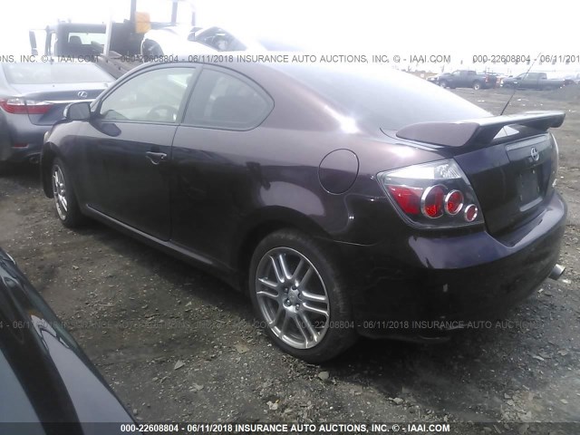JTKDE167280266847 - 2008 TOYOTA SCION TC 栗色 照片 3