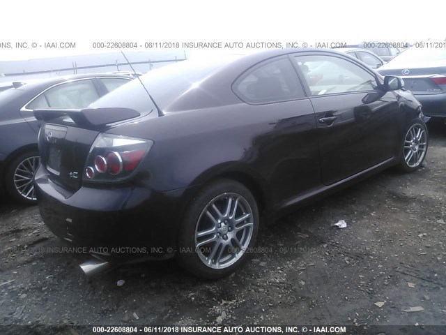JTKDE167280266847 - 2008 TOYOTA SCION TC 栗色 照片 4