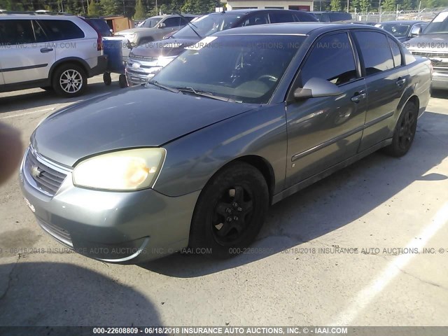 1G1ZT51856F219308 - 2006 CHEVROLET MALIBU LT GRAY photo 2