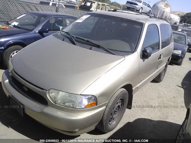 4N2XN11T6XD845000 - 1999 NISSAN QUEST SE/GLE/GXE Champagne photo 2