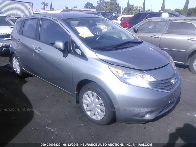 3N1CE2CP7EL412805 - 2014 NISSAN VERSA NOTE S/S PLUS/SV/SL GRAY photo 1