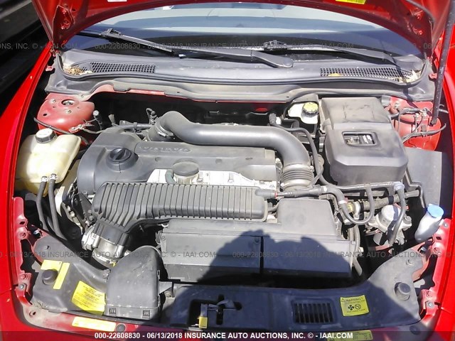 YV1MS682842013071 - 2004 VOLVO S40 T5 RED photo 10