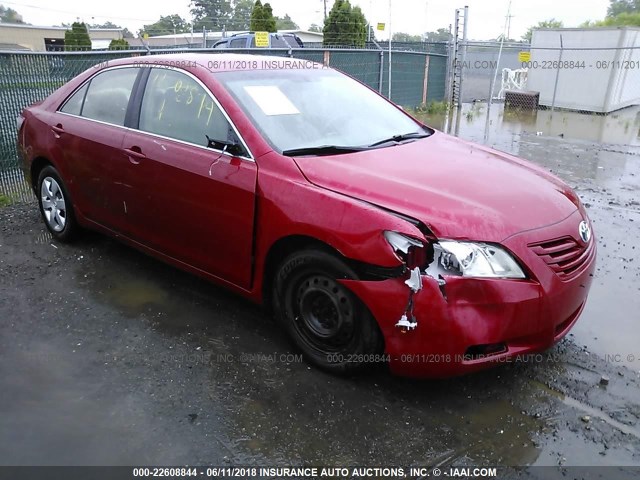 4T1BE46K87U050623 - 2007 TOYOTA CAMRY NEW GENERAT CE/LE/XLE/SE RED photo 1