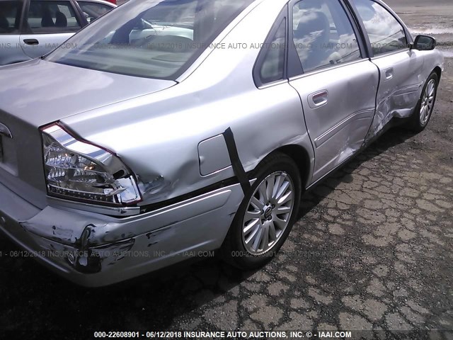 YV1TS592261443756 - 2006 VOLVO S80 2.5T SILVER photo 6