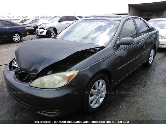 4T1BF32K32U531501 - 2002 TOYOTA CAMRY LE/XLE/SE TEAL photo 2