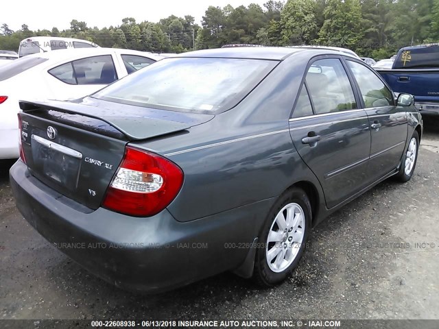 4T1BF32K32U531501 - 2002 TOYOTA CAMRY LE/XLE/SE Dəniz mavisi foto 4