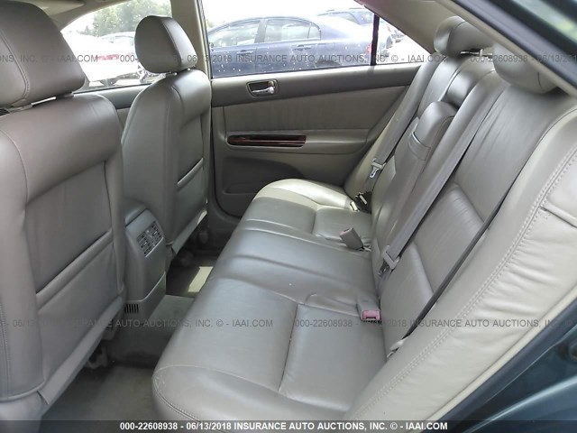 4T1BF32K32U531501 - 2002 TOYOTA CAMRY LE/XLE/SE Dəniz mavisi foto 8