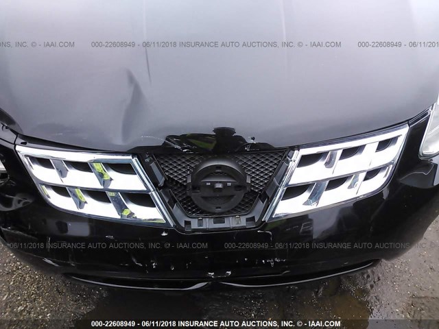 JN8AS5MV6DW612776 - 2013 NISSAN ROGUE S/SV BLACK photo 6