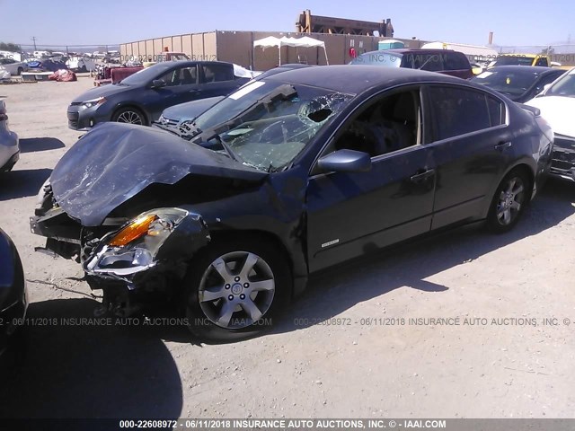 1N4CL21E37C229314 - 2007 NISSAN ALTIMA HYBRID BLUE photo 2