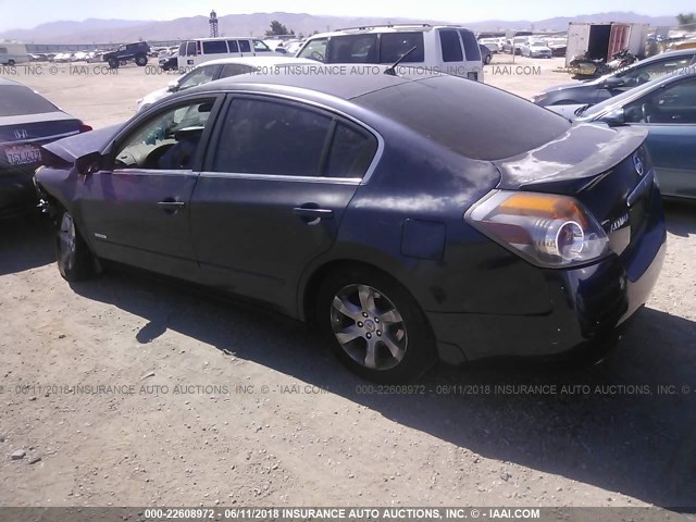 1N4CL21E37C229314 - 2007 NISSAN ALTIMA HYBRID BLUE photo 3