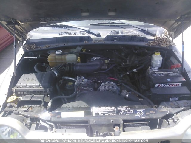 1J4GL38K14W138057 - 2004 JEEP LIBERTY RENEGADE GOLD photo 10