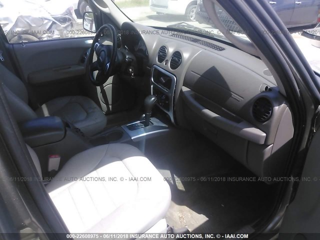 1J4GL38K14W138057 - 2004 JEEP LIBERTY RENEGADE GOLD photo 5