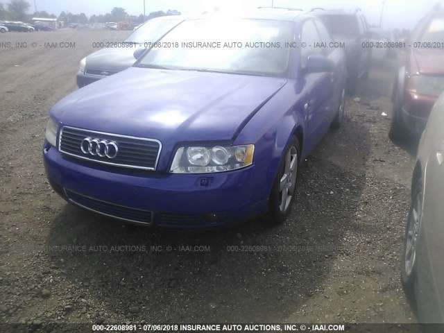 WAUJC68E83A228466 - 2003 AUDI A4 1.8T PURPLE photo 2