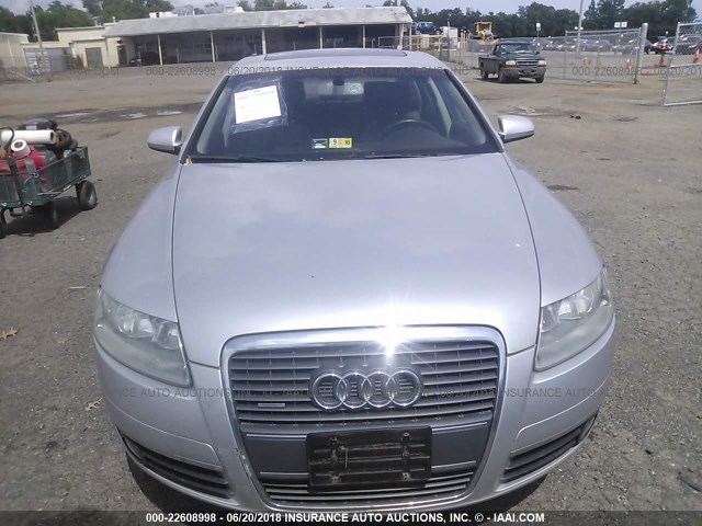 WAUDH74F37N134254 - 2007 AUDI A6 3.2 QUATTRO SILVER photo 6