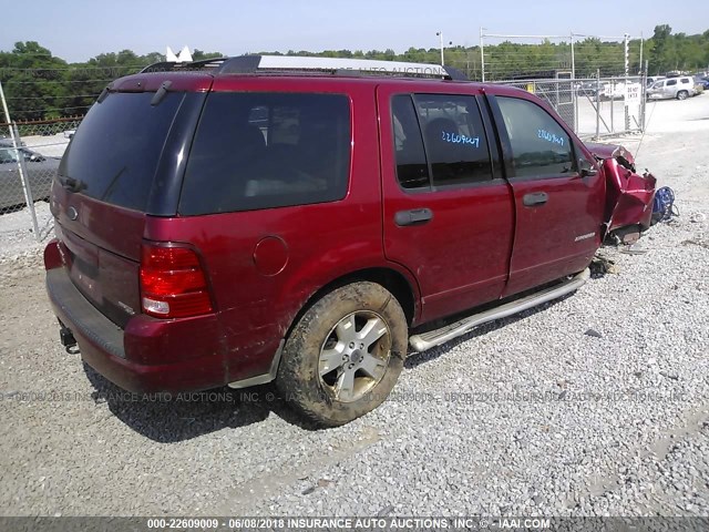 1FMZU73K55UB61800 - 2005 FORD EXPLORER XLT/XLT SPORT/NBX 栗色 照片 4