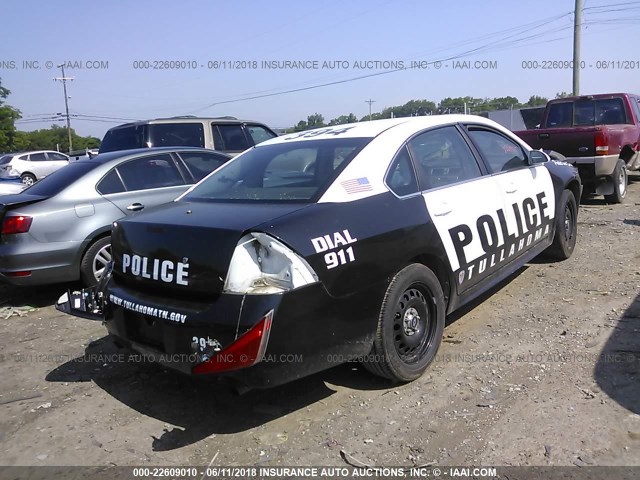 2G1WD5E30F1132812 - 2015 CHEVROLET IMPALA LIMITED POLICE WHITE photo 4
