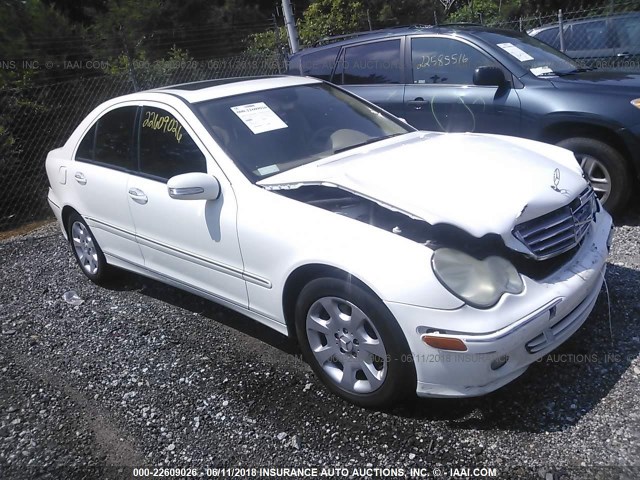 WDBRF92J76F738186 - 2006 MERCEDES-BENZ C GENERATION 2006 280 4MATIC WHITE photo 1