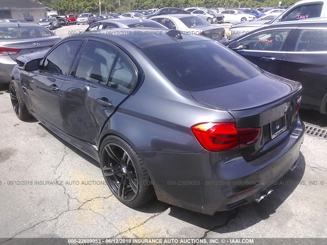 WBS8M9C57G5G41559 - 2016 BMW M3 GRAY photo 3