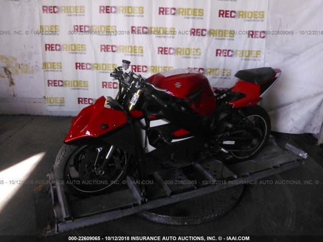 JS1GN7CA152114141 - 2005 SUZUKI GSX-R600 K RED photo 2