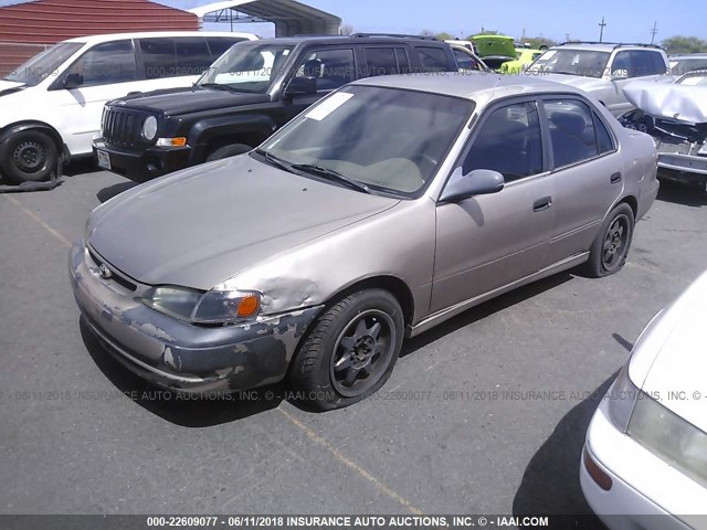 1NXBR12E7WZ105385 - 1998 TOYOTA COROLLA VE/CE/LE 棕色 照片 2