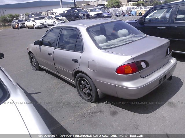 1NXBR12E7WZ105385 - 1998 TOYOTA COROLLA VE/CE/LE 棕色 照片 3
