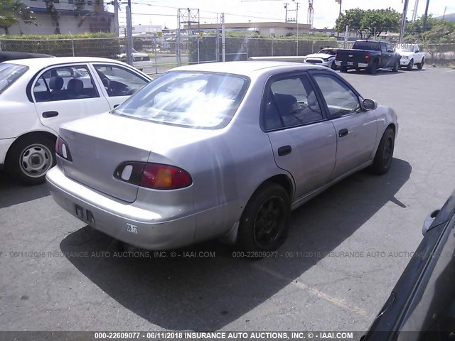 1NXBR12E7WZ105385 - 1998 TOYOTA COROLLA VE/CE/LE BROWN photo 4