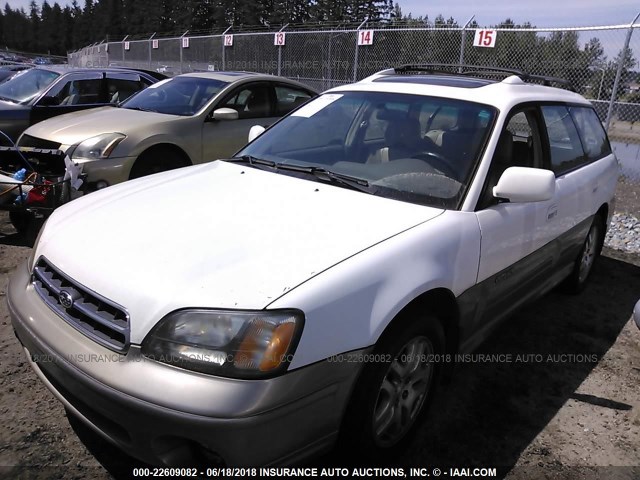 4S3BH6863Y7610443 - 2000 SUBARU LEGACY OUTBACK LIMITED WHITE photo 2