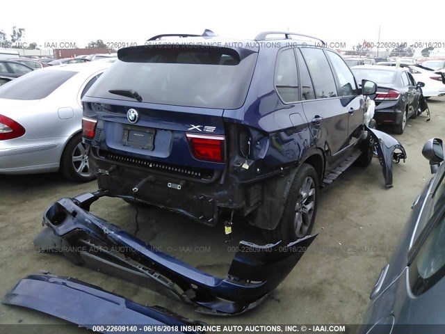 5UXZV4C57BL415274 - 2011 BMW X5 XDRIVE35I Tünd mavi foto 4