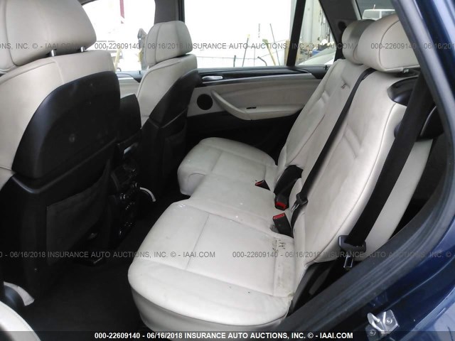 5UXZV4C57BL415274 - 2011 BMW X5 XDRIVE35I Tünd mavi foto 8