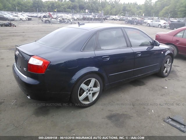 WAULC68E35A097958 - 2005 AUDI A4 1.8T QUATTRO/SPECIAL 蓝色 照片 4