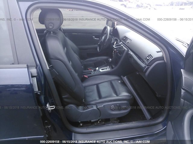WAULC68E35A097958 - 2005 AUDI A4 1.8T QUATTRO/SPECIAL 蓝色 照片 5