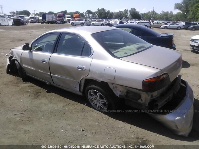 19UUA56601A800169 - 2001 ACURA 3.2TL GOLD photo 3