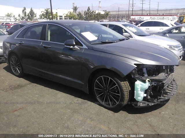 3LN6L2LUXGR624874 - 2016 LINCOLN MKZ HYBRID GRAY photo 1